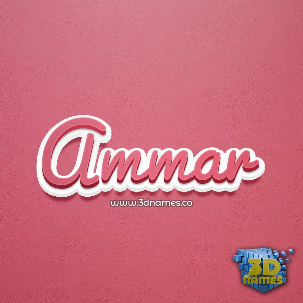 ammar in Red Scribble style - 3D name wallpaper ammar in Red Scribble style - 3D name wallpaper