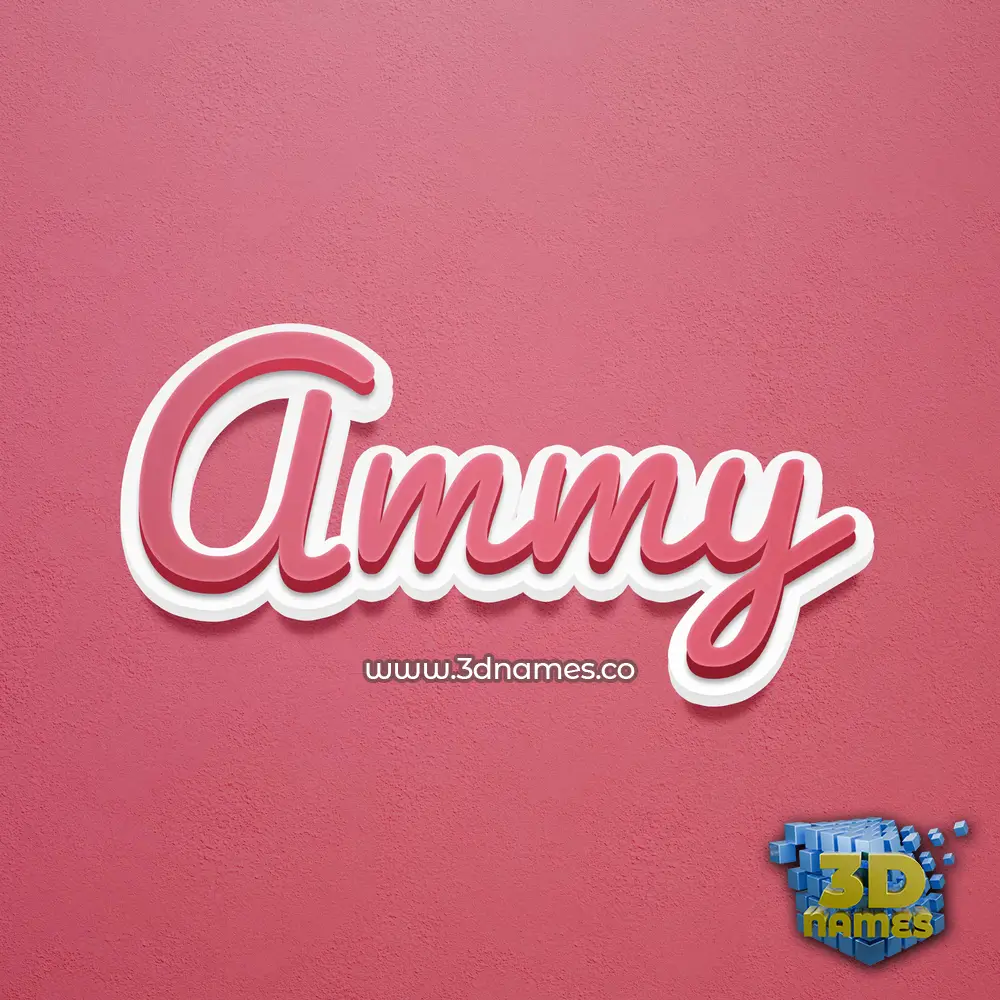 ammy in Red Scribble style - 3D name wallpaper ammy in Red Scribble style - 3D name wallpaper