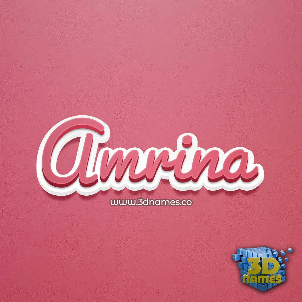 amrina in Red Scribble style - 3D name wallpaper amrina in Red Scribble style - 3D name wallpaper