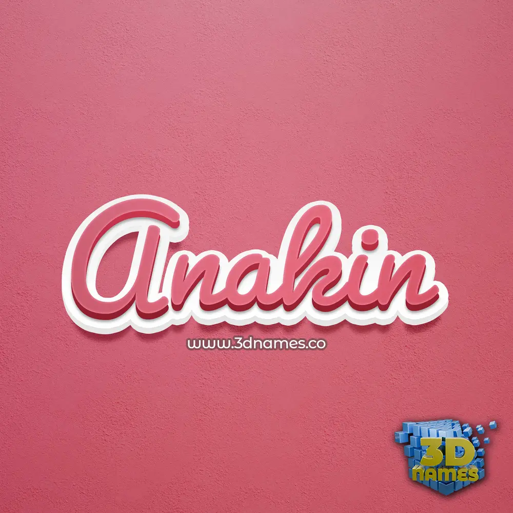 anakin in Red Scribble style - 3D name wallpaper anakin in Red Scribble style - 3D name wallpaper