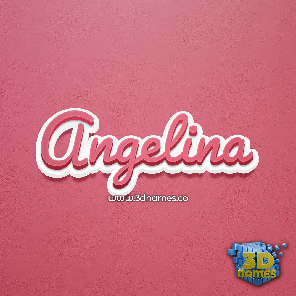 angelina in Red Scribble style - 3D name wallpaper angelina in Red Scribble style - 3D name wallpaper