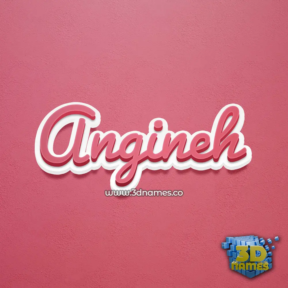 angineh in Red Scribble style - 3D name wallpaper angineh in Red Scribble style - 3D name wallpaper