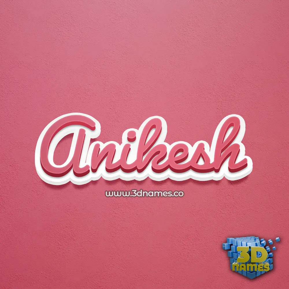 anikesh in Red Scribble style - 3D name wallpaper anikesh in Red Scribble style - 3D name wallpaper