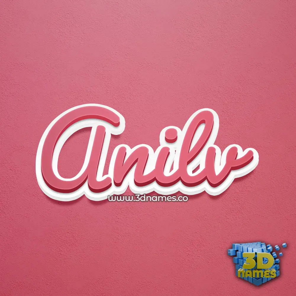 anilv in Red Scribble style - 3D name wallpaper anilv in Red Scribble style - 3D name wallpaper