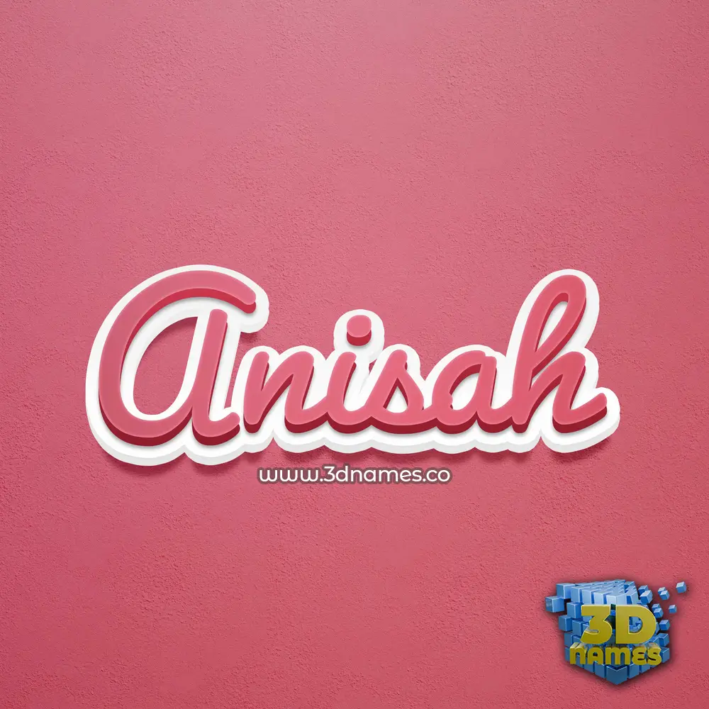 anisah in Red Scribble style - 3D name wallpaper anisah in Red Scribble style - 3D name wallpaper