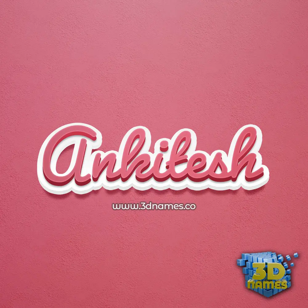 ankitesh in Red Scribble style - 3D name wallpaper ankitesh in Red Scribble style - 3D name wallpaper
