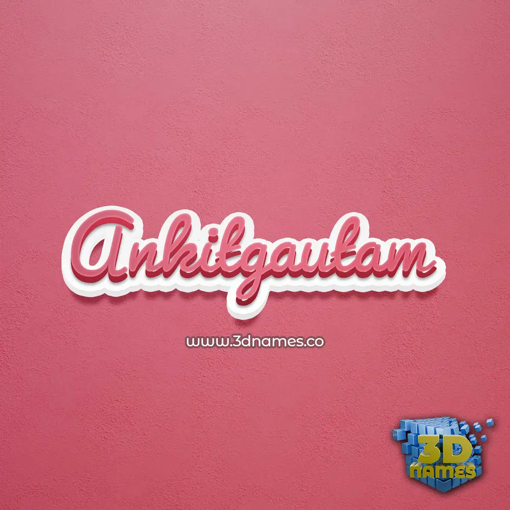 ankitgautam in Red Scribble style - 3D name wallpaper ankitgautam in Red Scribble style - 3D name wallpaper