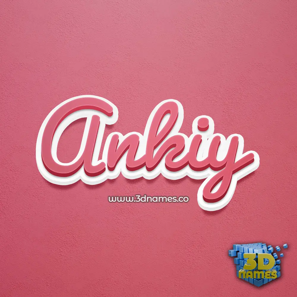 ankiy in Red Scribble style - 3D name wallpaper ankiy in Red Scribble style - 3D name wallpaper