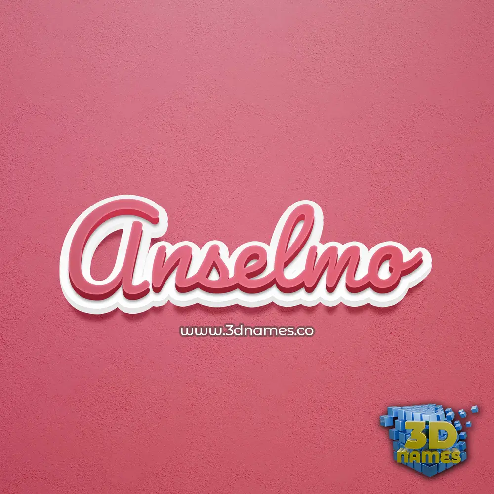 anselmo in Red Scribble style - 3D name wallpaper anselmo in Red Scribble style - 3D name wallpaper