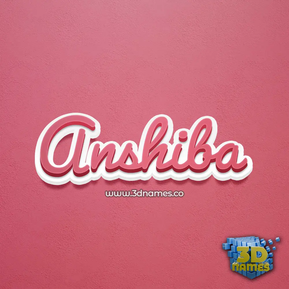 anshiba in Red Scribble style - 3D name wallpaper anshiba in Red Scribble style - 3D name wallpaper