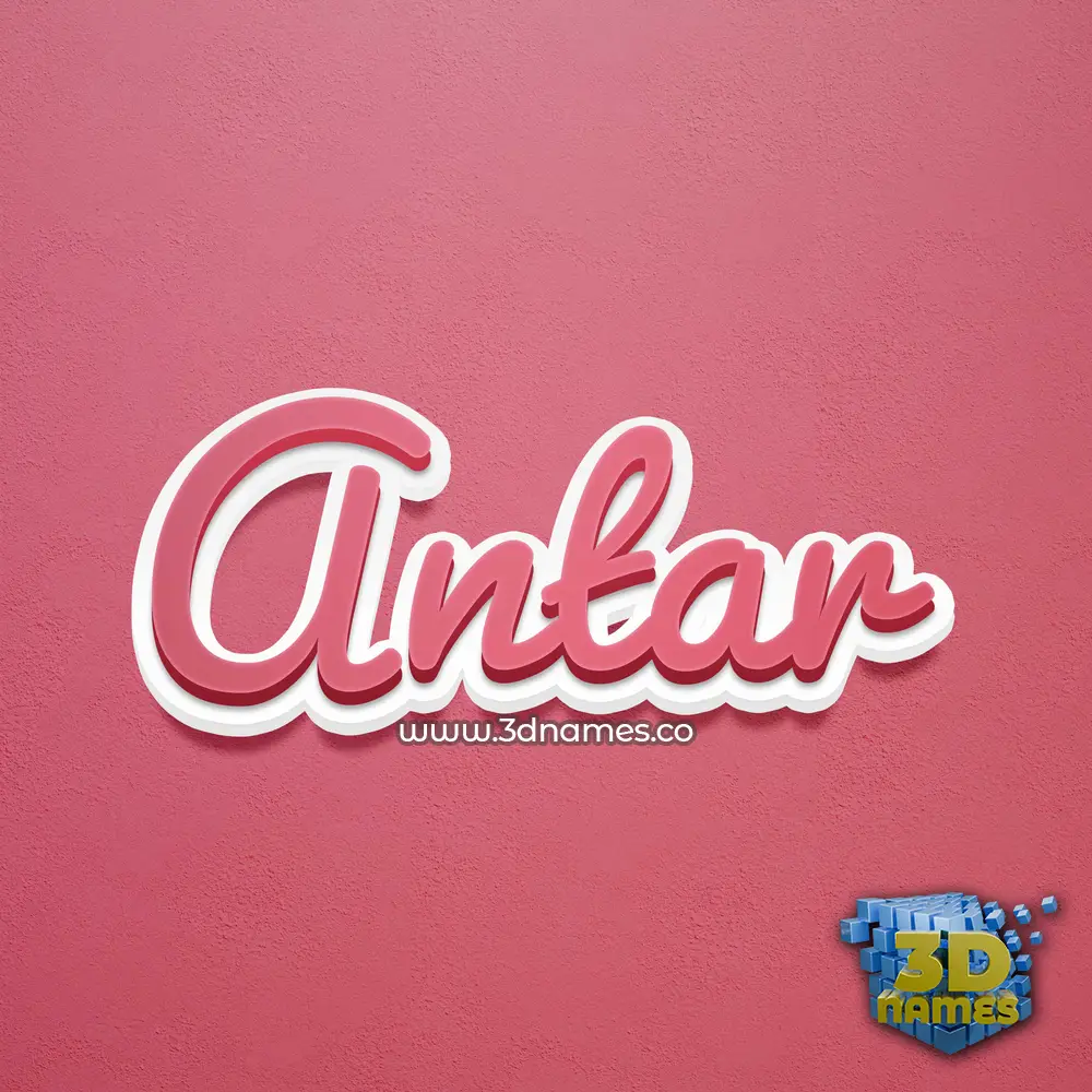 antar in Red Scribble style - 3D name wallpaper antar in Red Scribble style - 3D name wallpaper