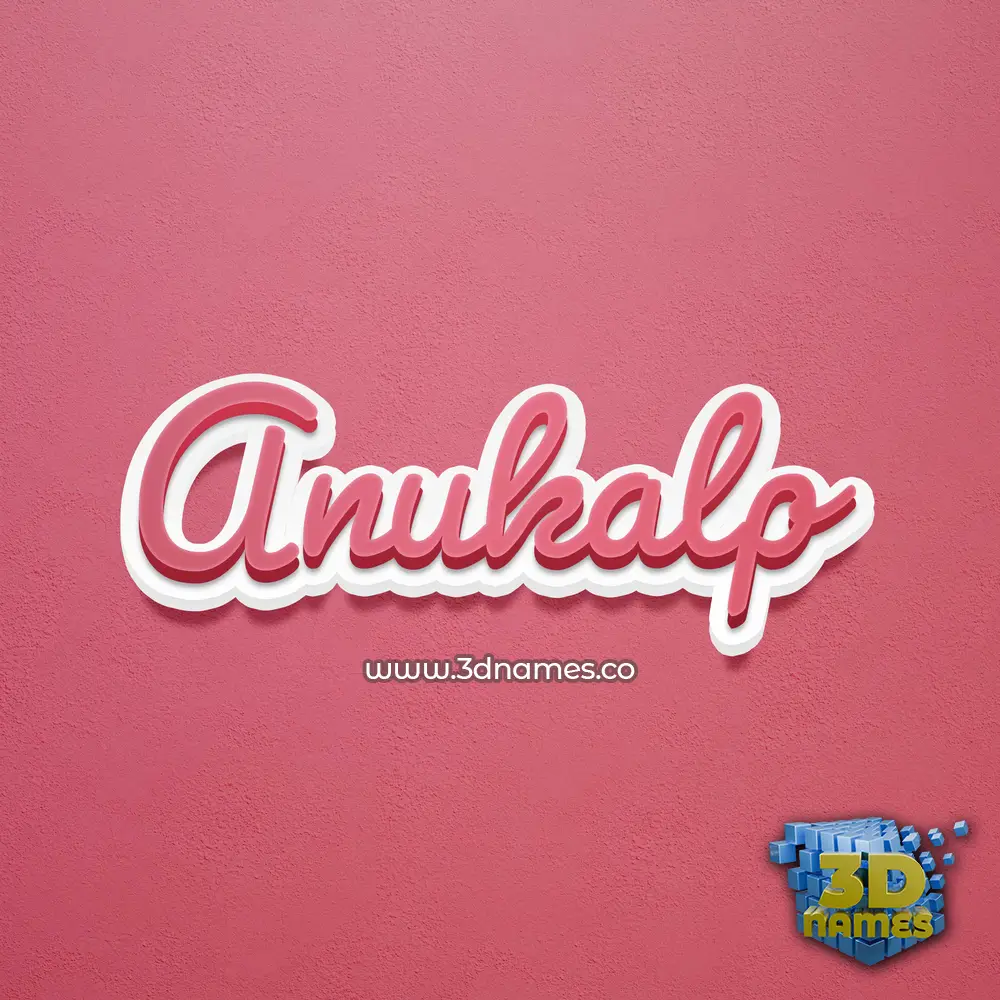 anukalp in Red Scribble style - 3D name wallpaper anukalp in Red Scribble style - 3D name wallpaper