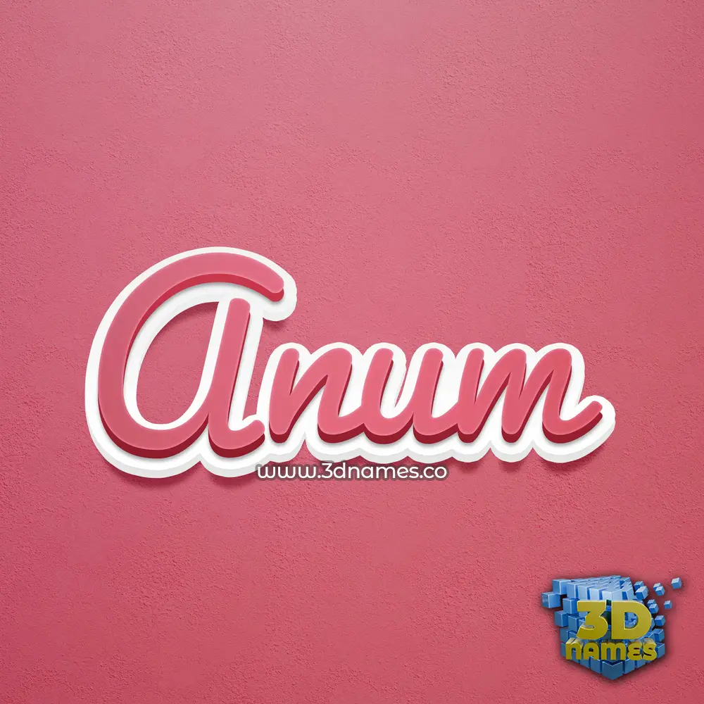 anum in Red Scribble style - 3D name wallpaper anum in Red Scribble style - 3D name wallpaper