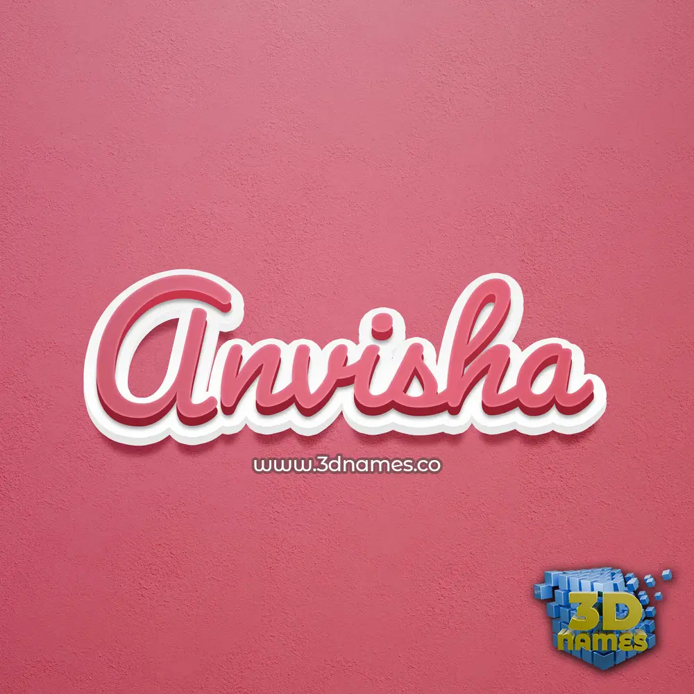 anvisha in Red Scribble style - 3D name wallpaper anvisha in Red Scribble style - 3D name wallpaper
