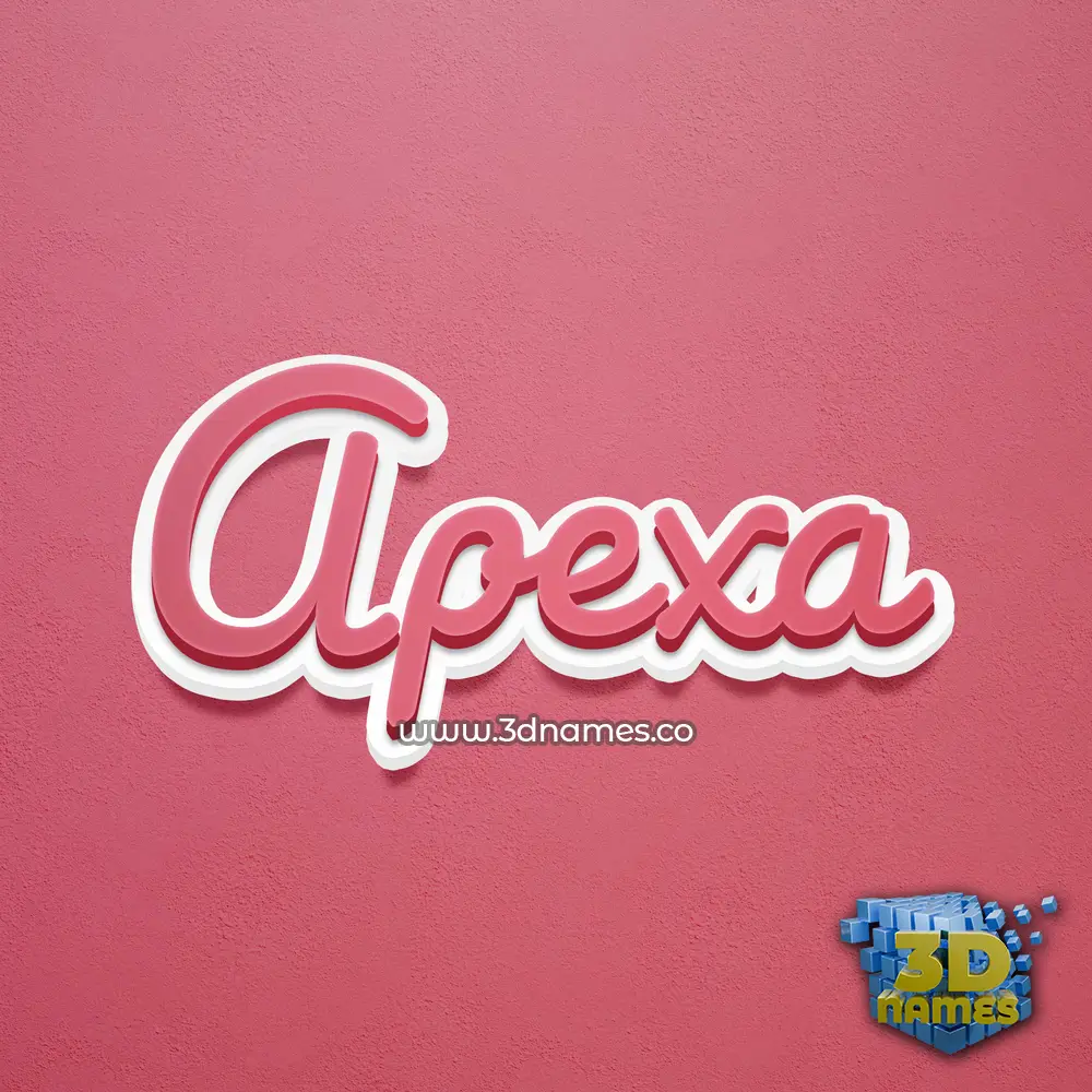 apexa in Red Scribble style - 3D name wallpaper apexa in Red Scribble style - 3D name wallpaper