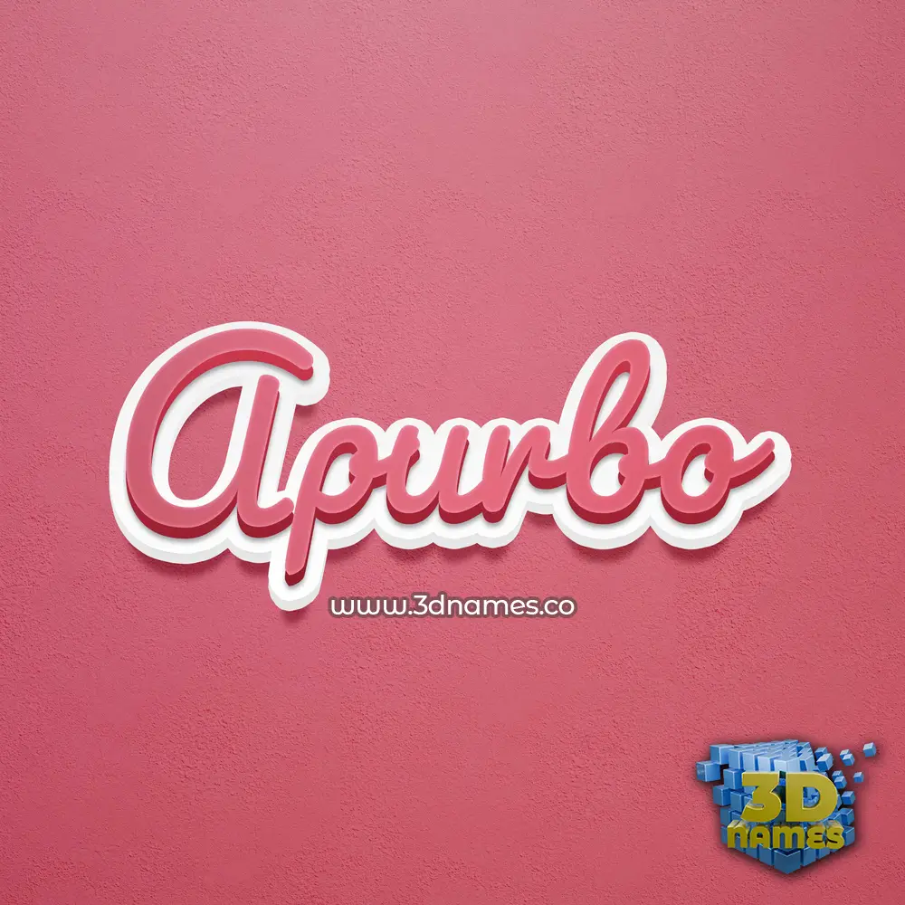 apurbo in Red Scribble style - 3D name wallpaper apurbo in Red Scribble style - 3D name wallpaper