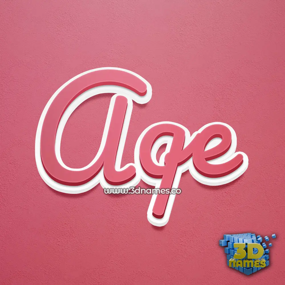 aqe in Red Scribble style - 3D name wallpaper aqe in Red Scribble style - 3D name wallpaper