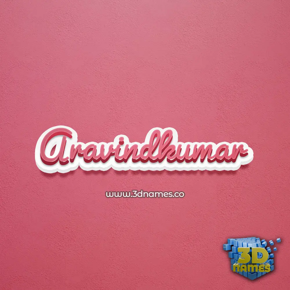 aravindkumar in Red Scribble style - 3D name wallpaper aravindkumar in Red Scribble style - 3D name wallpaper