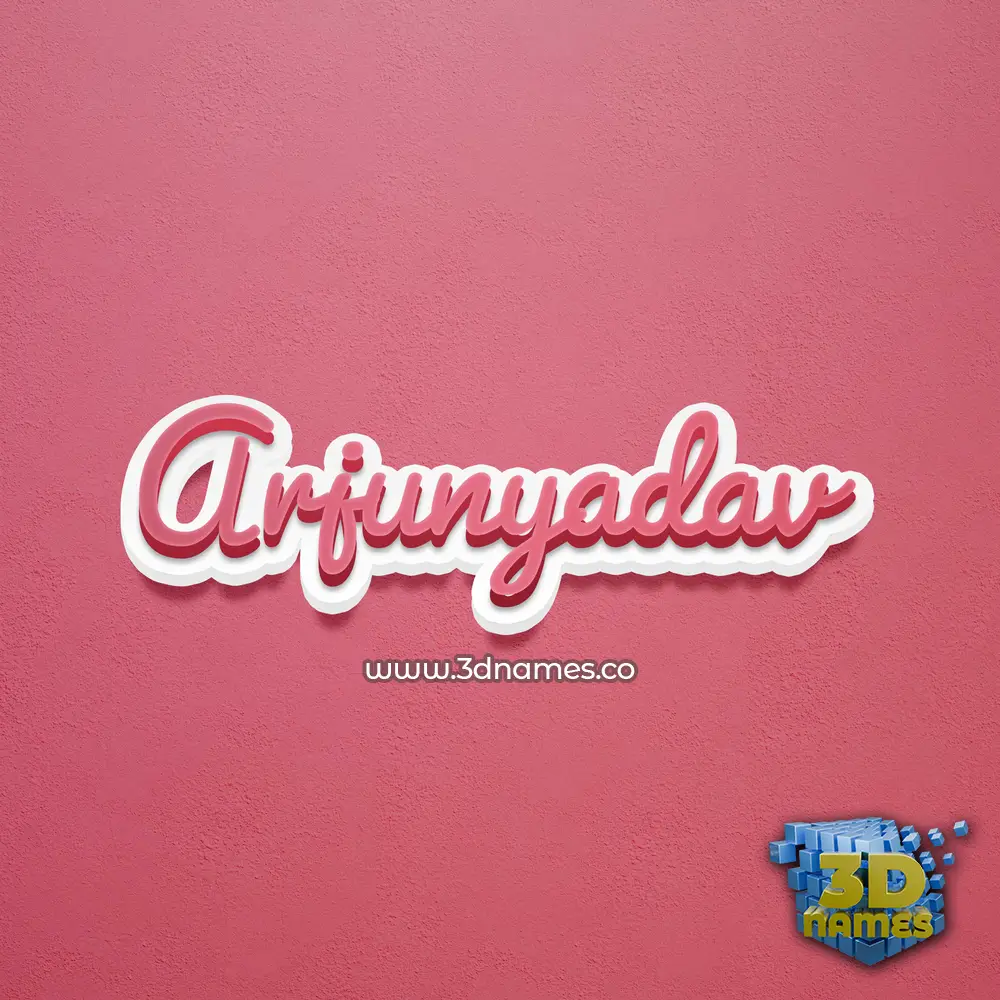 arjunyadav in Red Scribble style - 3D name wallpaper arjunyadav in Red Scribble style - 3D name wallpaper