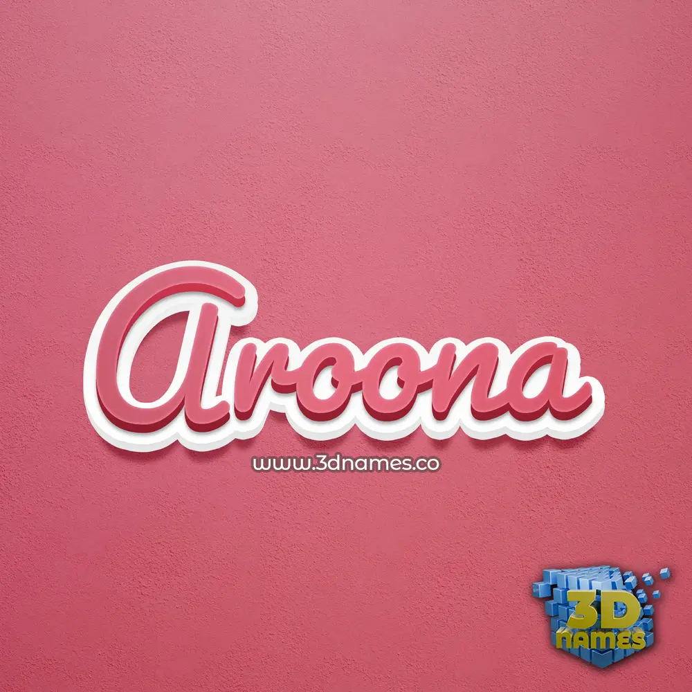 aroona in Red Scribble style - 3D name wallpaper aroona in Red Scribble style - 3D name wallpaper