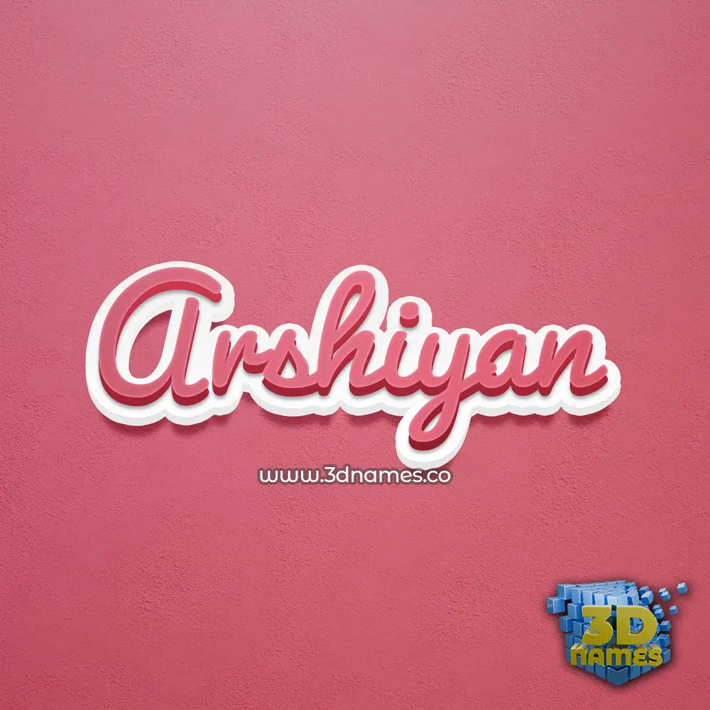 arshiyan in Red Scribble style - 3D name wallpaper arshiyan in Red Scribble style - 3D name wallpaper