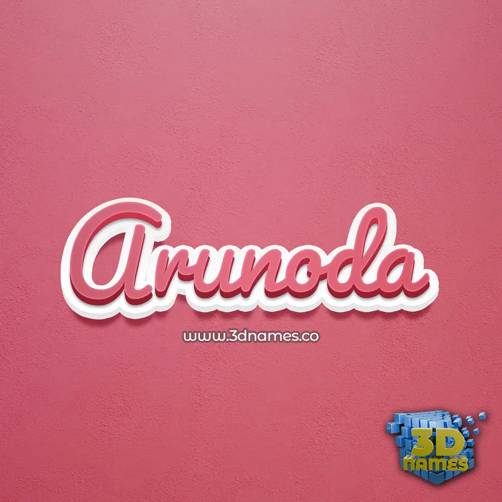 arunoda in Red Scribble style - 3D name wallpaper arunoda in Red Scribble style - 3D name wallpaper