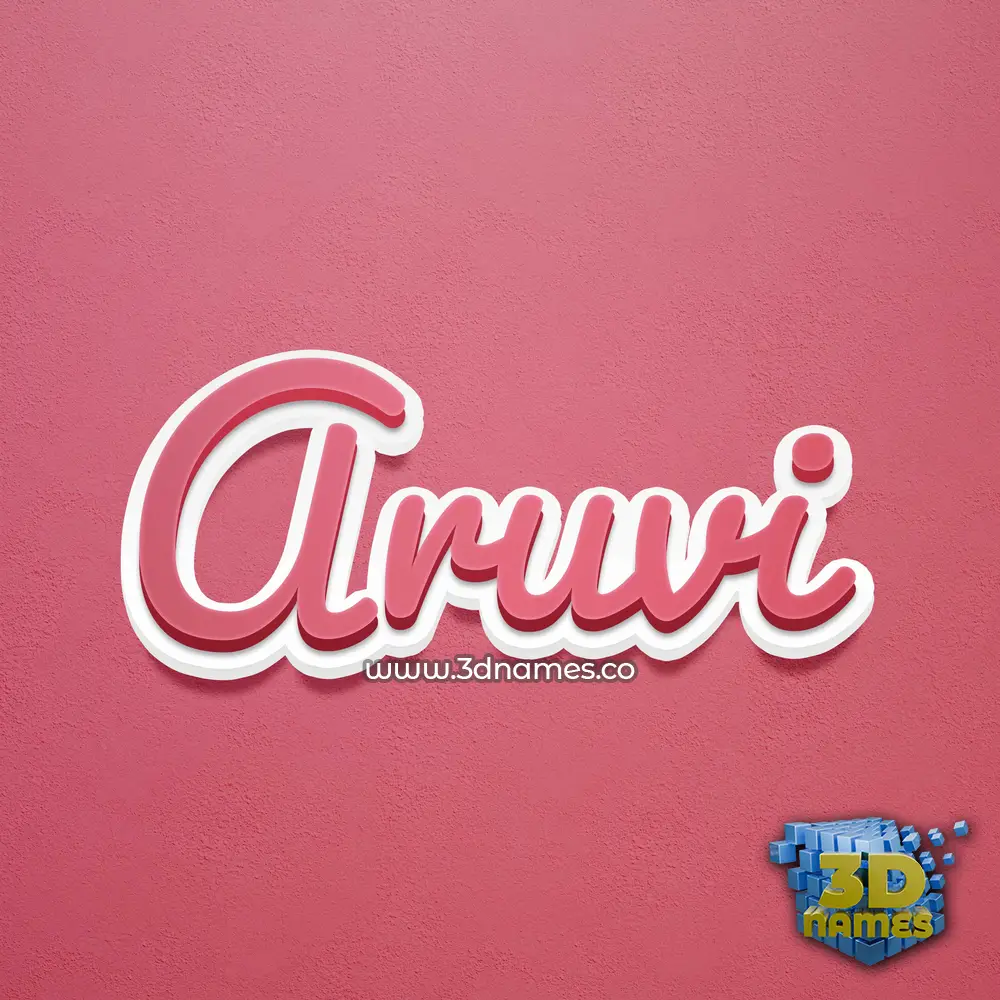 aruvi in Red Scribble style - 3D name wallpaper aruvi in Red Scribble style - 3D name wallpaper