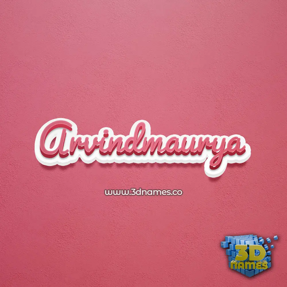 arvindmaurya in Red Scribble style - 3D name wallpaper arvindmaurya in Red Scribble style - 3D name wallpaper