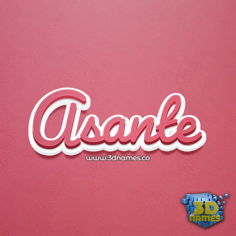 asante in Red Scribble style - 3D name wallpaper asante in Red Scribble style - 3D name wallpaper