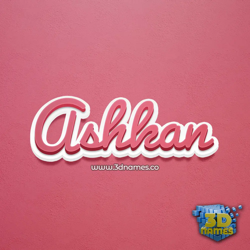 ashkan in Red Scribble style - 3D name wallpaper ashkan in Red Scribble style - 3D name wallpaper