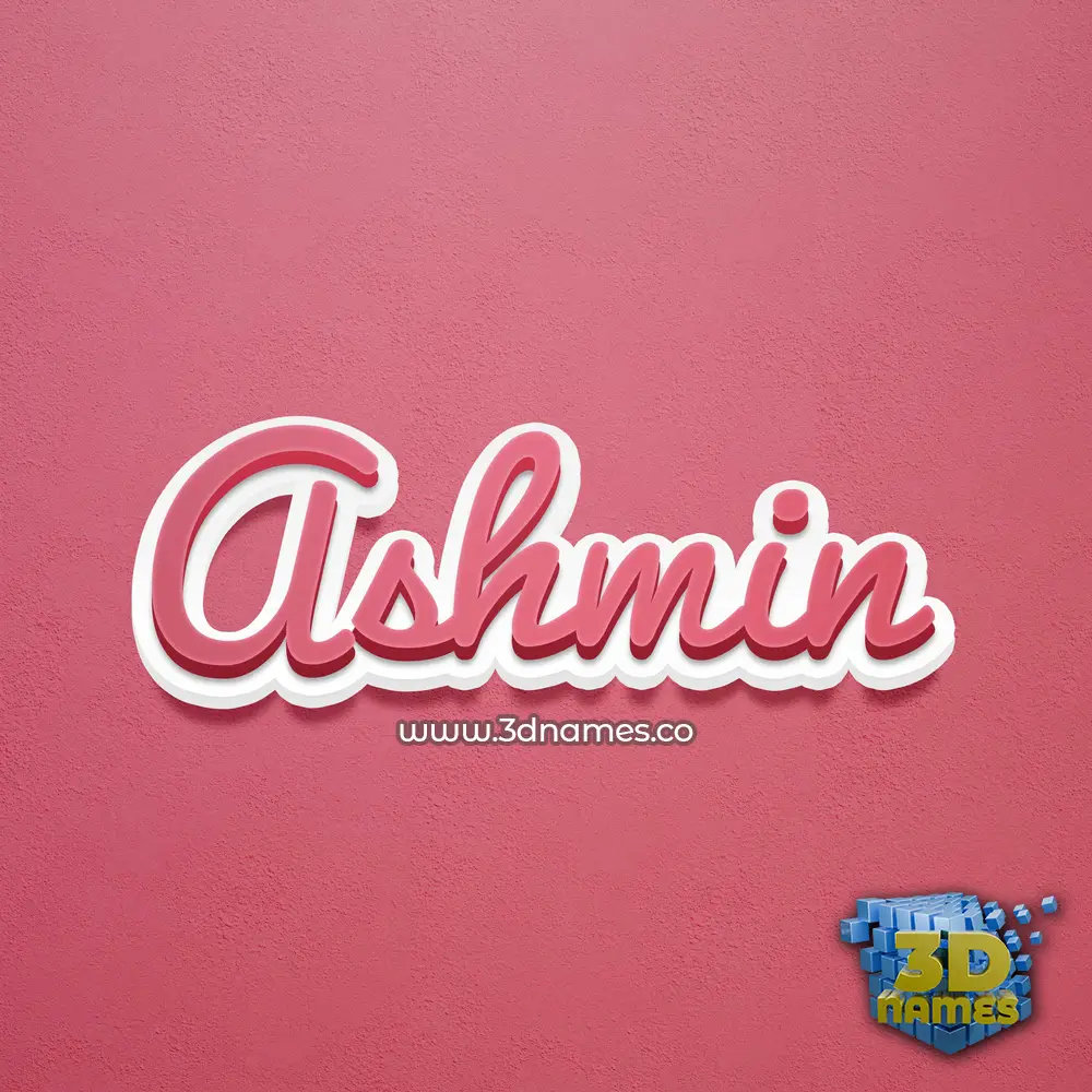 ashmin in Red Scribble style - 3D name wallpaper ashmin in Red Scribble style - 3D name wallpaper