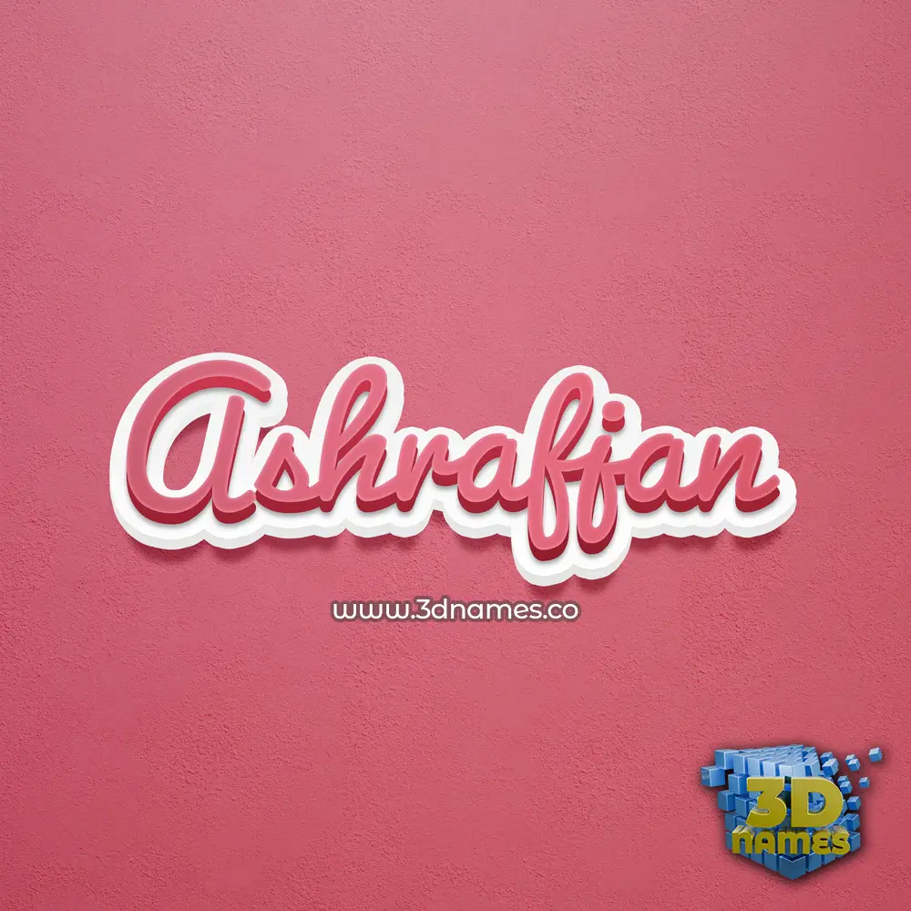 ashrafjan in Red Scribble style - 3D name wallpaper ashrafjan in Red Scribble style - 3D name wallpaper