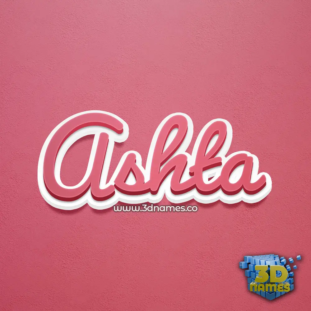 ashta in Red Scribble style - 3D name wallpaper ashta in Red Scribble style - 3D name wallpaper