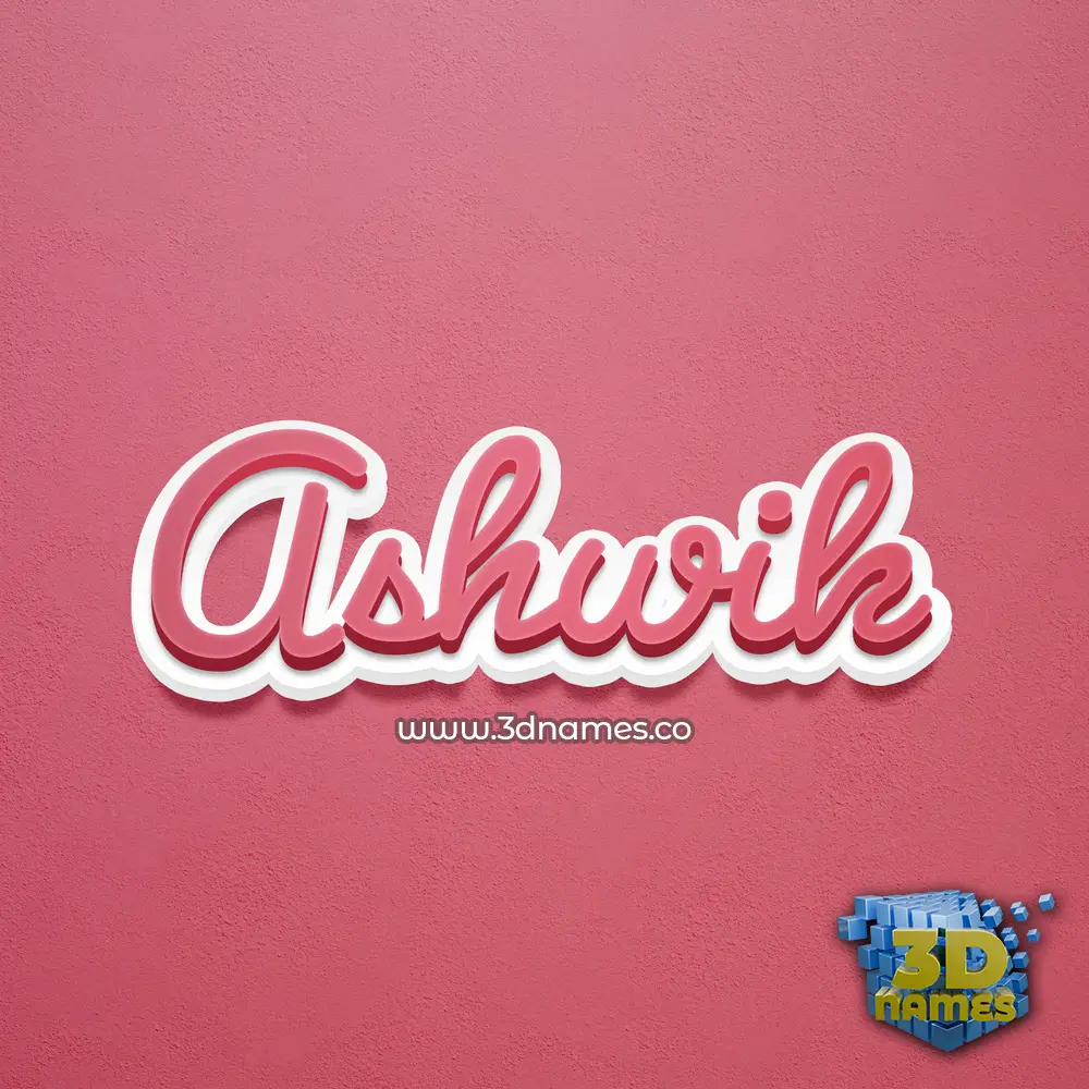 ashwik in Red Scribble style - 3D name wallpaper ashwik in Red Scribble style - 3D name wallpaper