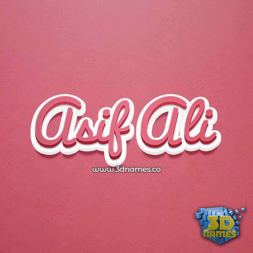 asif ali in Red Scribble style - 3D name wallpaper asif ali in Red Scribble style - 3D name wallpaper