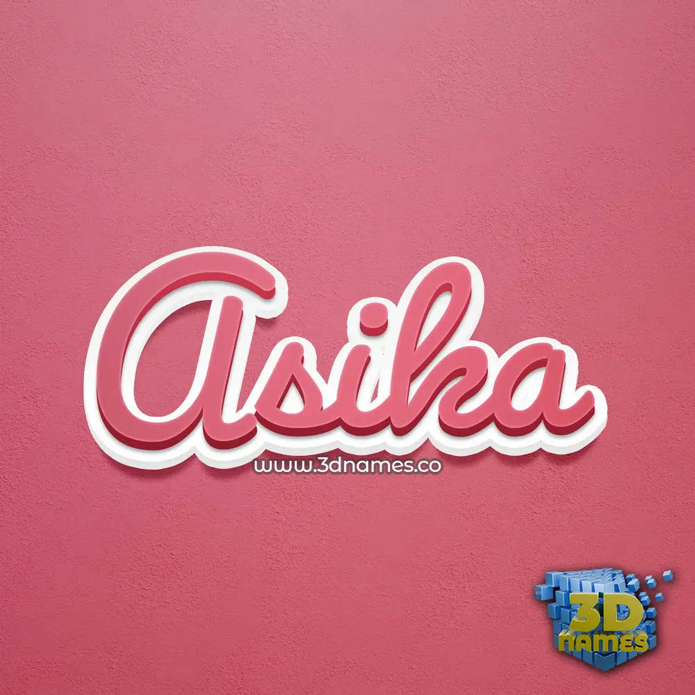 asika in Red Scribble style - 3D name wallpaper asika in Red Scribble style - 3D name wallpaper