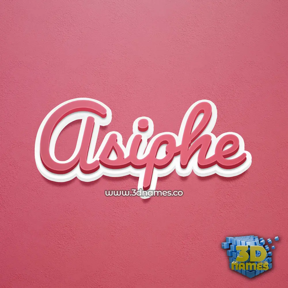 asiphe in Red Scribble style - 3D name wallpaper asiphe in Red Scribble style - 3D name wallpaper