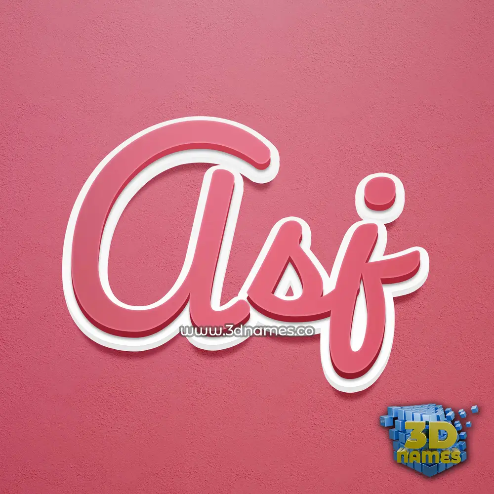 asj in Red Scribble style - 3D name wallpaper asj in Red Scribble style - 3D name wallpaper