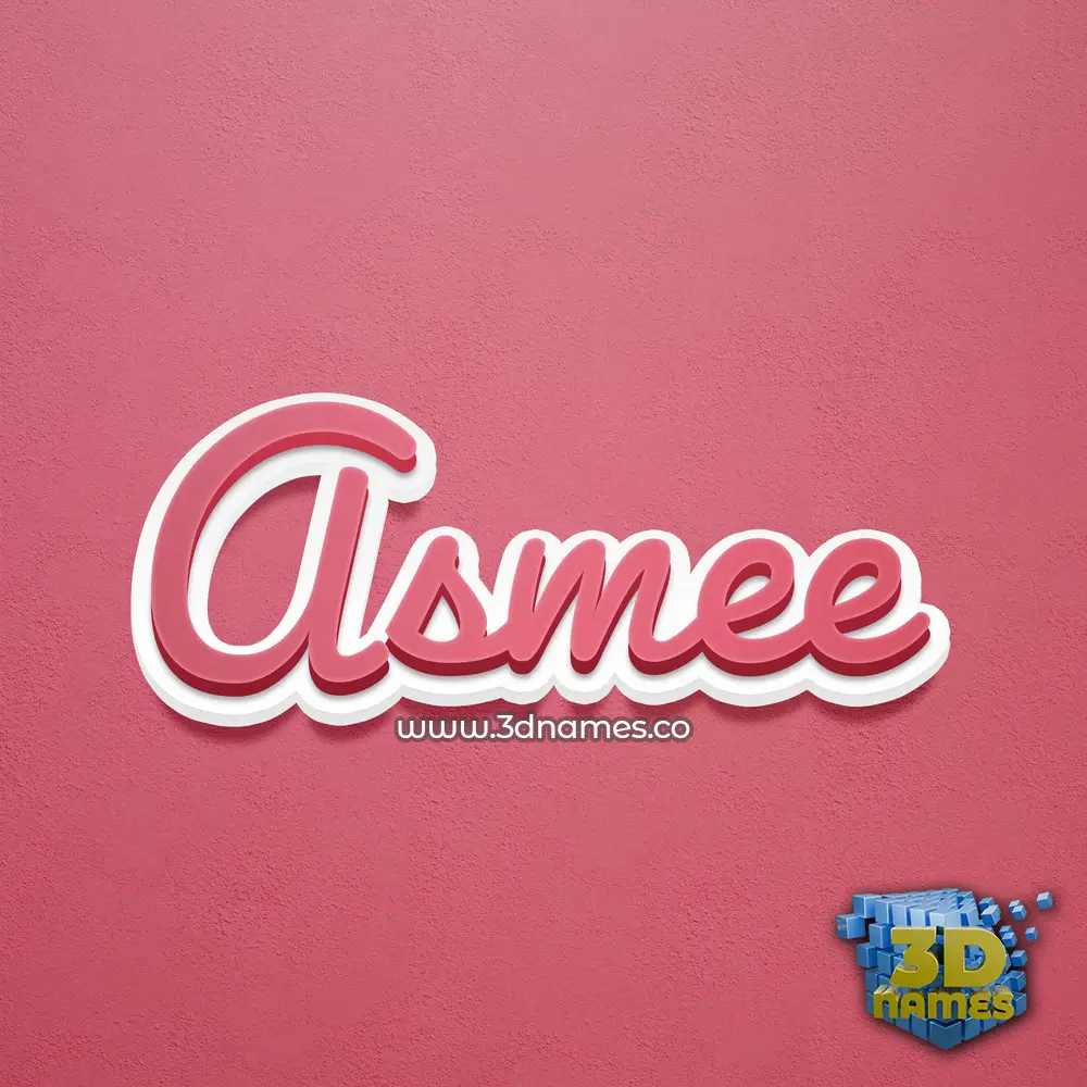 asmee in Red Scribble style - 3D name wallpaper asmee in Red Scribble style - 3D name wallpaper