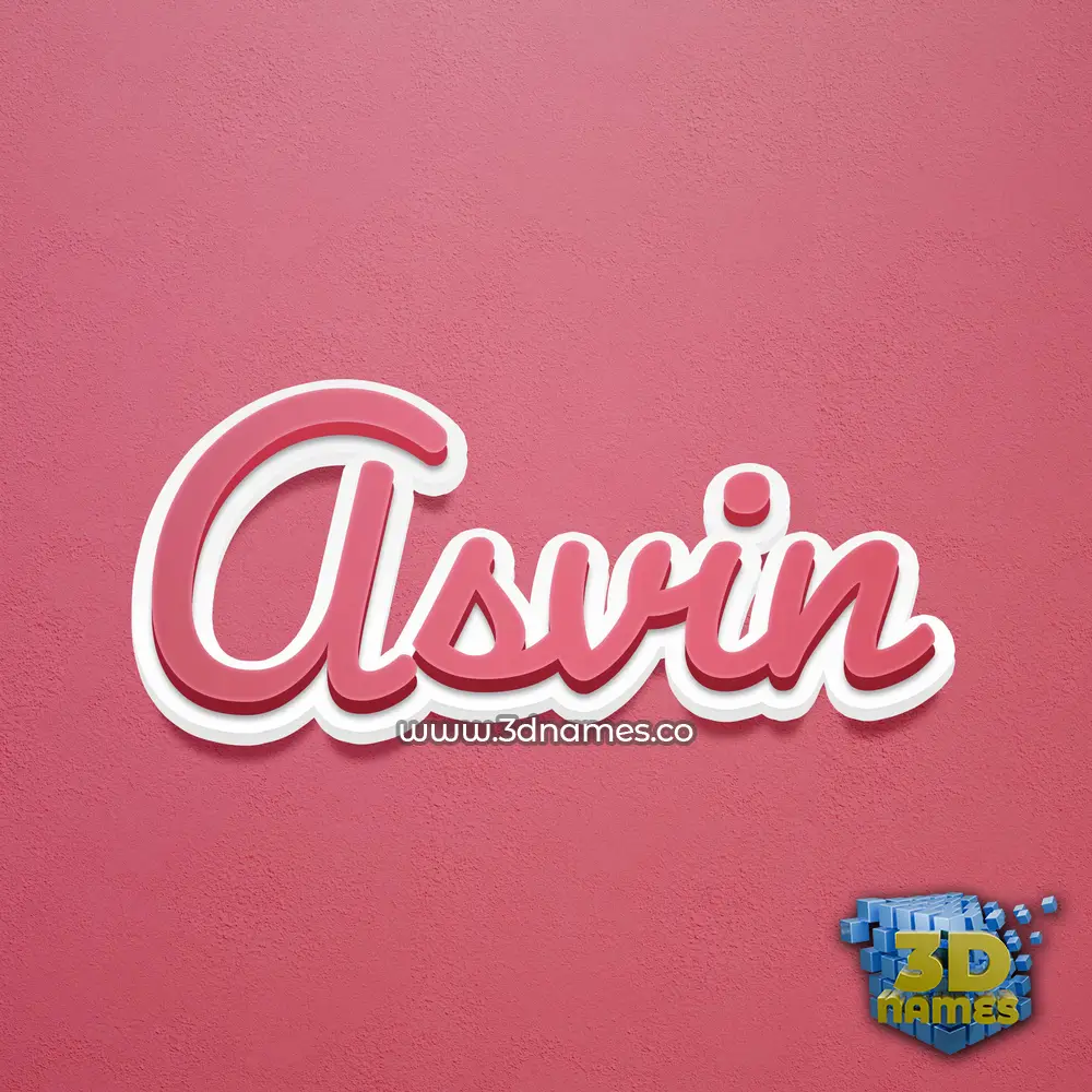 asvin in Red Scribble style - 3D name wallpaper asvin in Red Scribble style - 3D name wallpaper