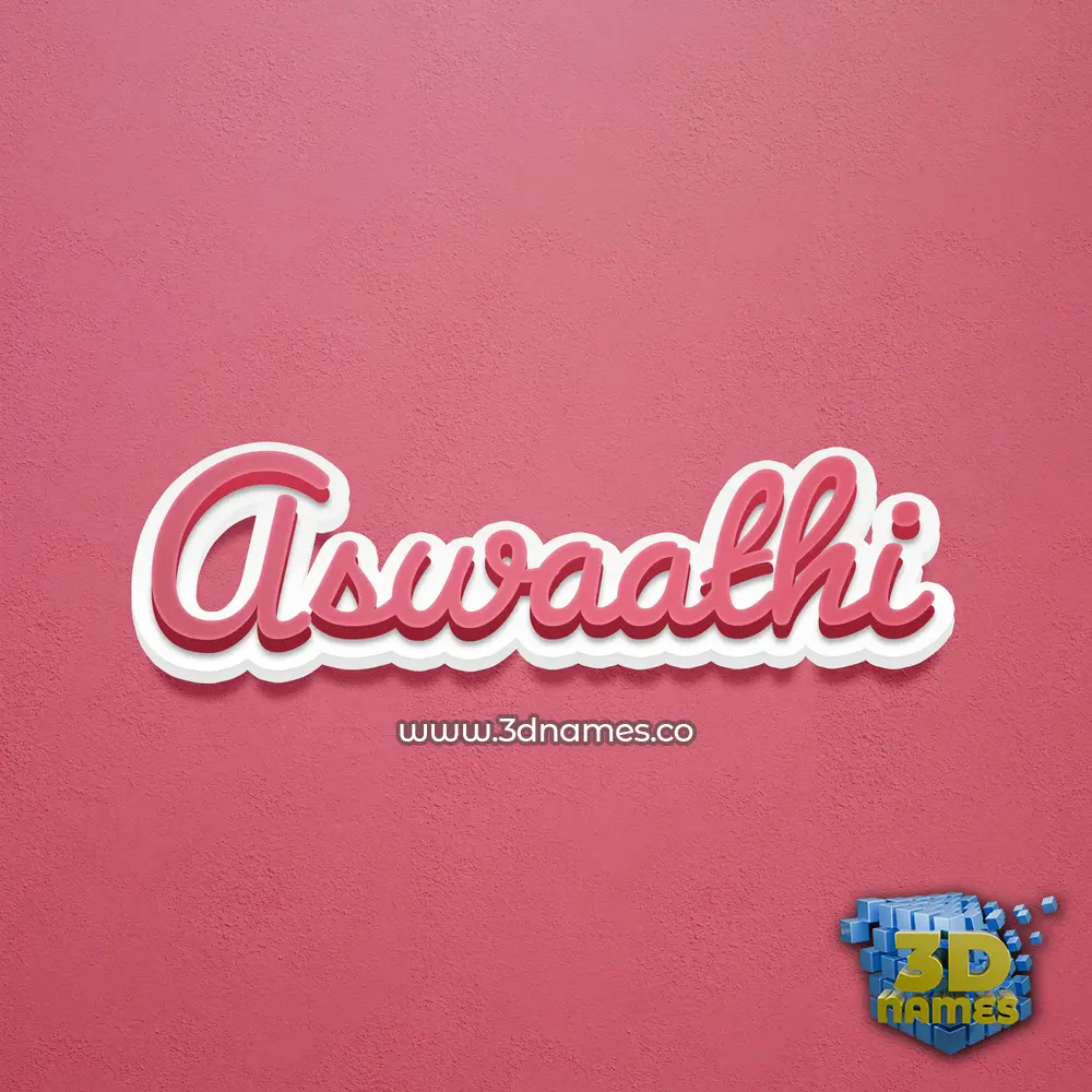 aswaathi in Red Scribble style - 3D name wallpaper aswaathi in Red Scribble style - 3D name wallpaper