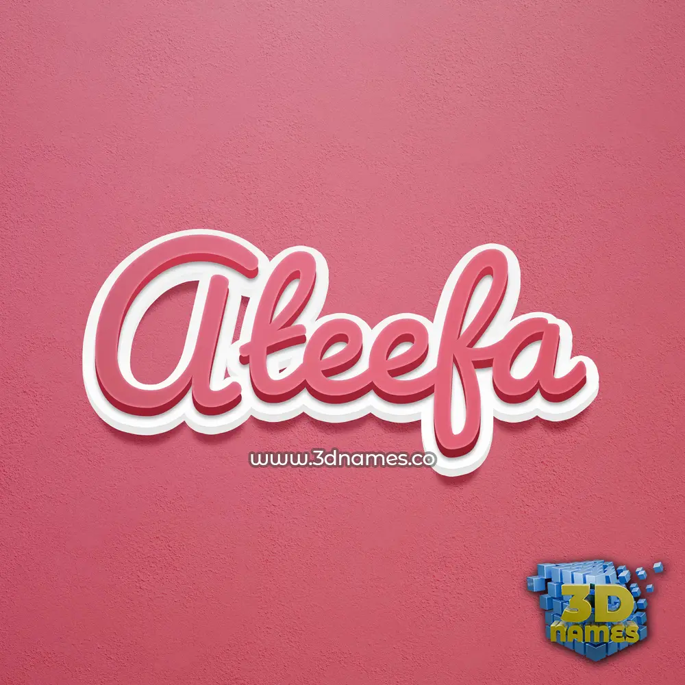 ateefa in Red Scribble style - 3D name wallpaper ateefa in Red Scribble style - 3D name wallpaper
