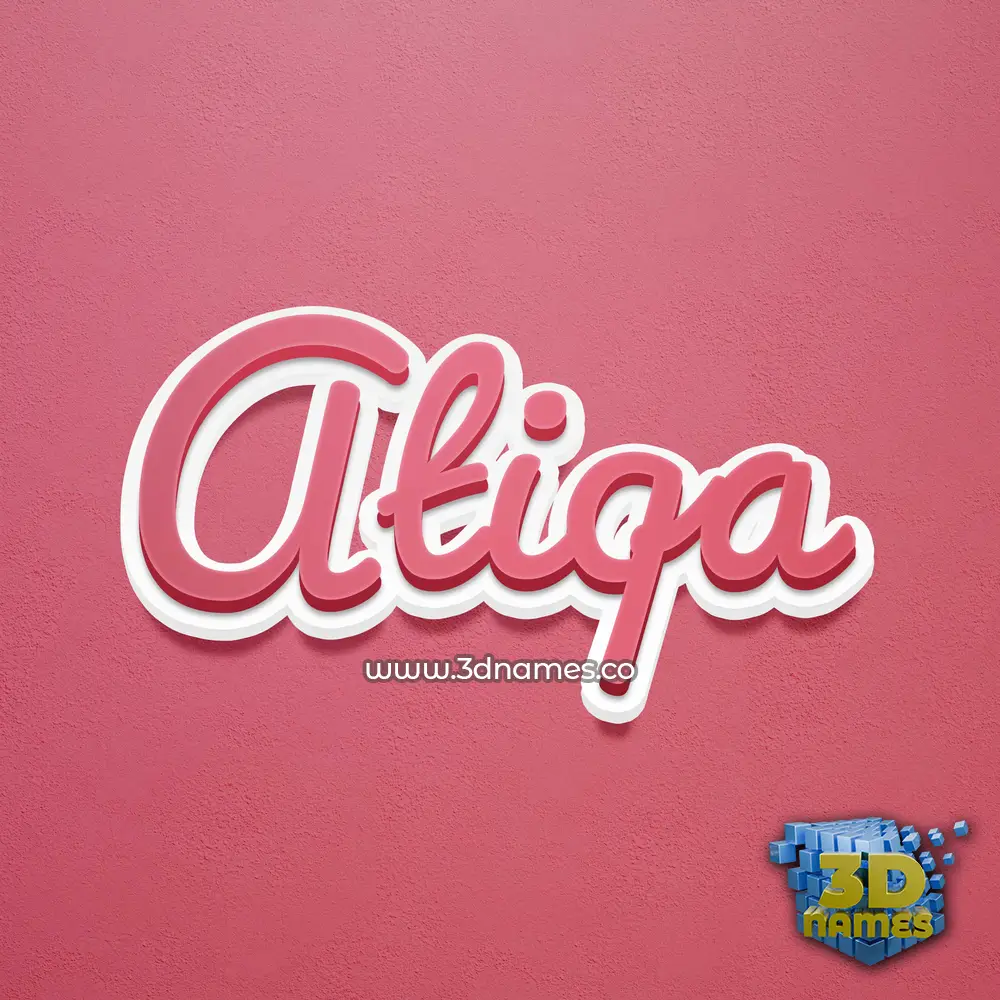 atiqa in Red Scribble style - 3D name wallpaper atiqa in Red Scribble style - 3D name wallpaper