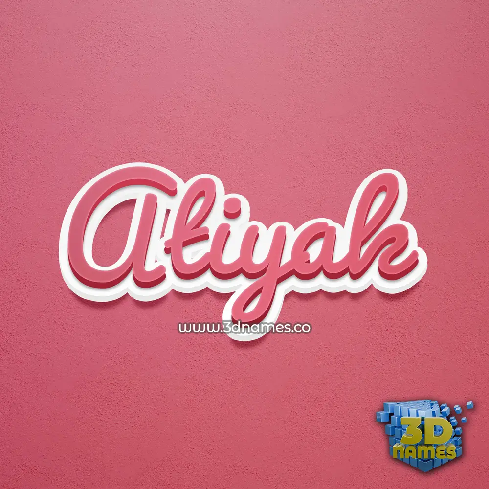 atiyak in Red Scribble style - 3D name wallpaper atiyak in Red Scribble style - 3D name wallpaper