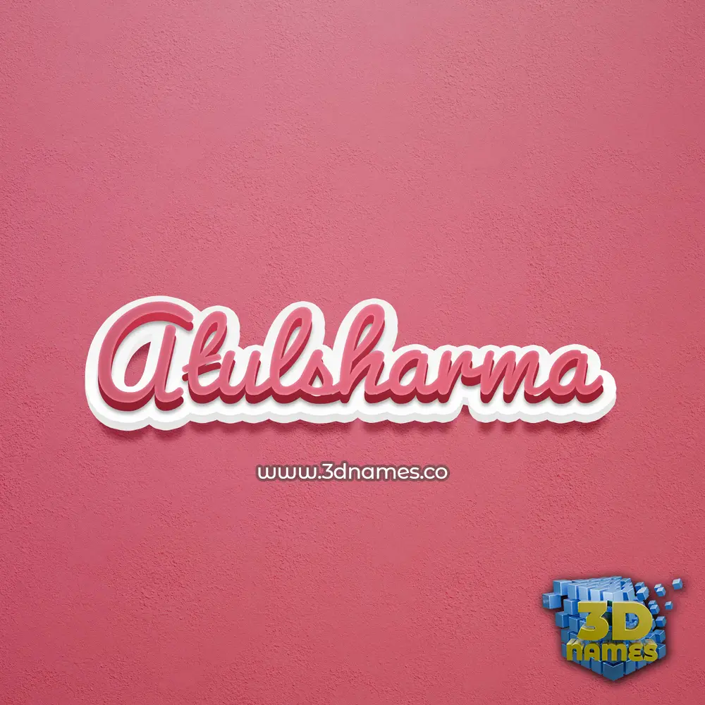atulsharma in Red Scribble style - 3D name wallpaper atulsharma in Red Scribble style - 3D name wallpaper