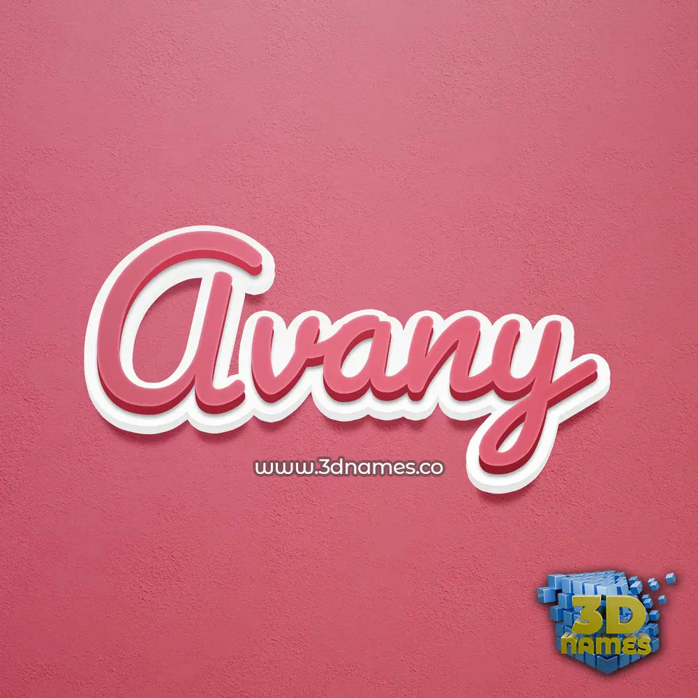 avany in Red Scribble style - 3D name wallpaper avany in Red Scribble style - 3D name wallpaper
