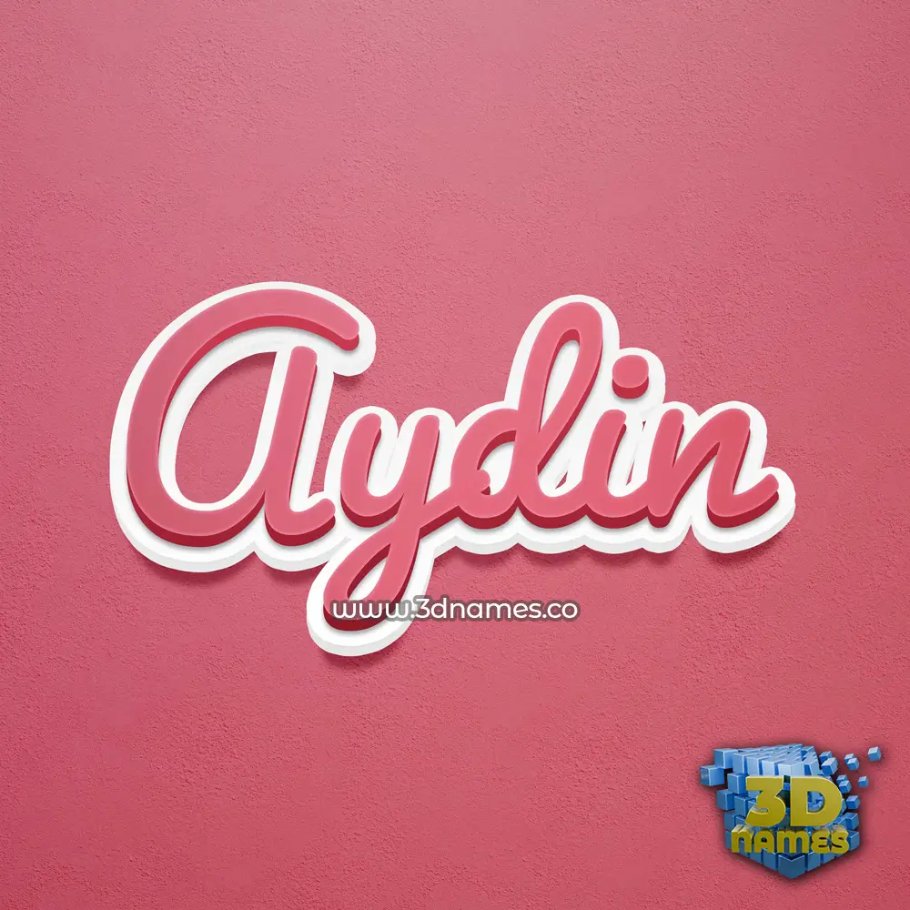 aydin in Red Scribble style - 3D name wallpaper aydin in Red Scribble style - 3D name wallpaper