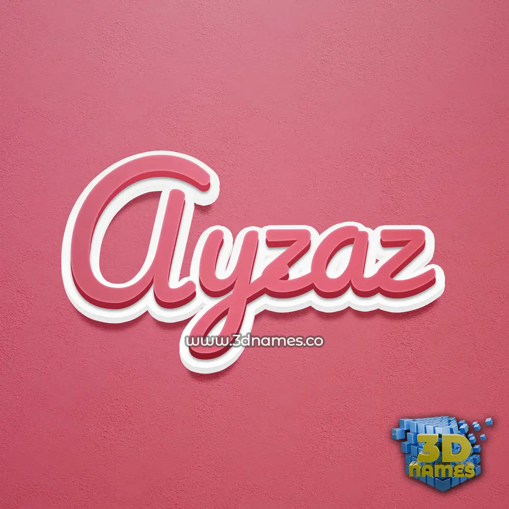 ayzaz in Red Scribble style - 3D name wallpaper ayzaz in Red Scribble style - 3D name wallpaper