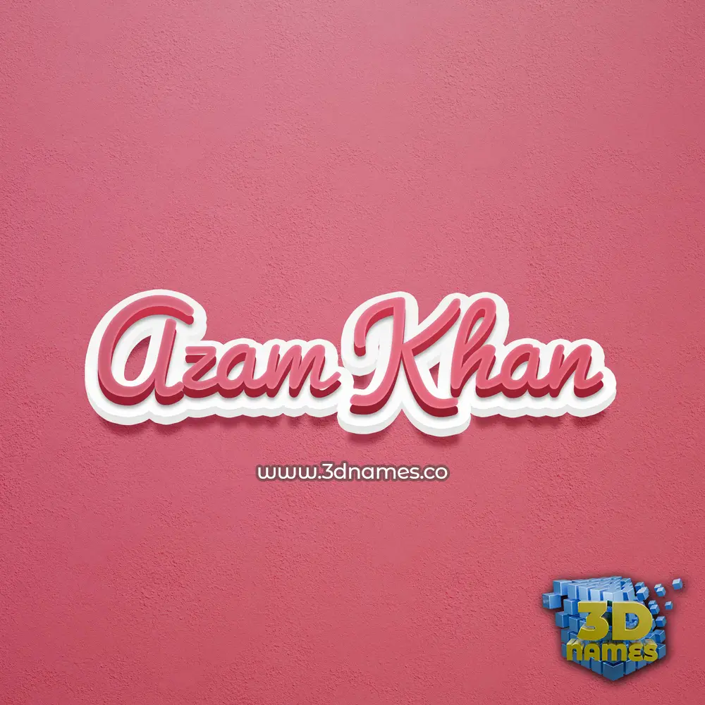azam khan in Red Scribble style - 3D name wallpaper azam khan in Red Scribble style - 3D name wallpaper