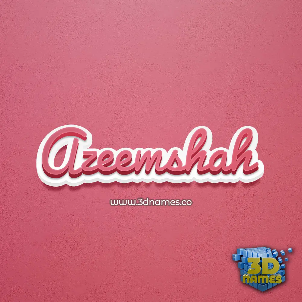 azeemshah in Red Scribble style - 3D name wallpaper azeemshah in Red Scribble style - 3D name wallpaper